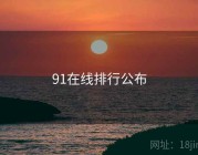 91在线排行公布