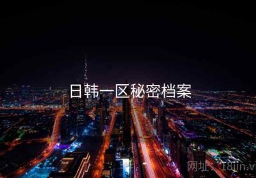 日韩一区秘密档案