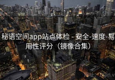 秘语空间app站点体检 - 安全-速度-易用性评分（镜像合集）