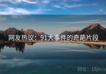 网友热议：91大事件的奇葩片段