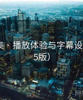 星澜影集 · 播放体验与字幕设置（2025版）